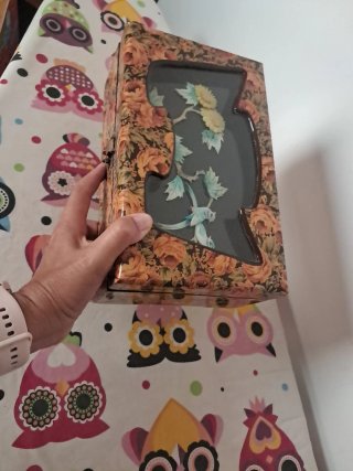 Joyero Chino/Japonés Floral con Pájaros