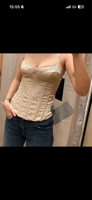 corsé leopardo beige