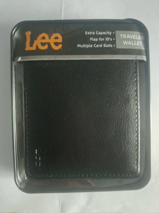 Billetera Lee Negra Hombre Nueva