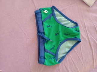 Costume bimbo Calzedonia verde e blu