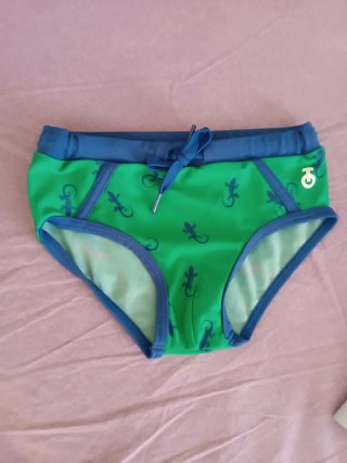Costume bimbo Calzedonia verde e blu