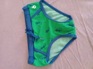 Costume bimbo Calzedonia verde e blu
