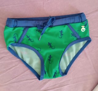 Costume bimbo Calzedonia verde e blu