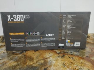 Refrigeración Líquida Nox Hummer X-360 LCD white