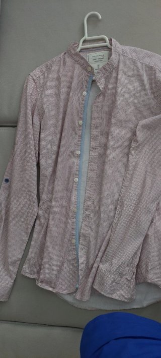 Camisa Springfield Cuello Mao Algodón