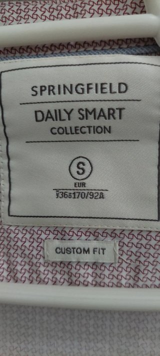 Camisa Springfield Cuello Mao Algodón