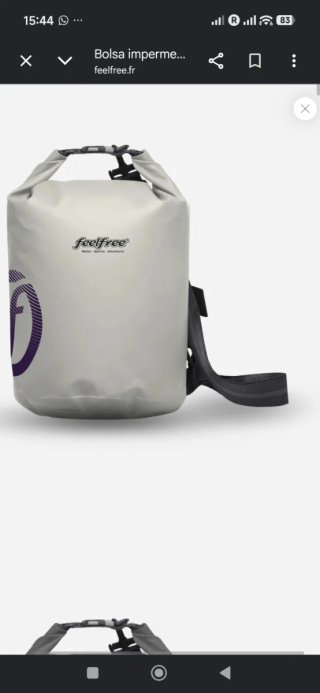 Bolsa impermeable Feelfree blanco 15L