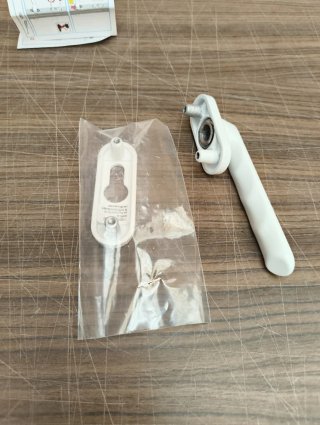 Tirador Balcón HOPPE Liège Exterior Blanco