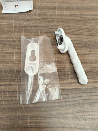 Tirador Balcón HOPPE Liège Exterior Blanco