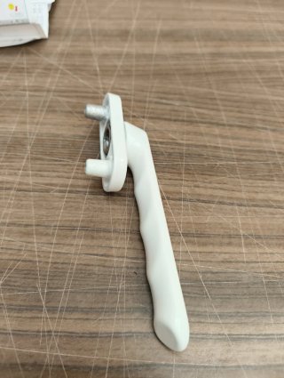 Tirador Balcón HOPPE Liège Exterior Blanco
