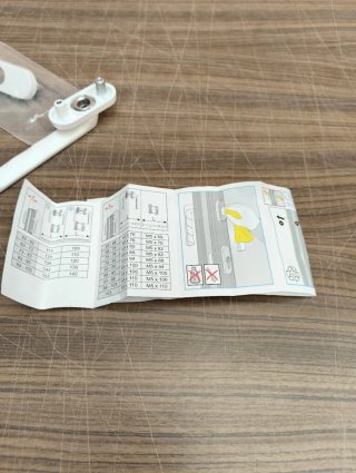 Tirador Balcón HOPPE Liège Exterior Blanco