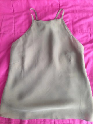 Top caqui mujer