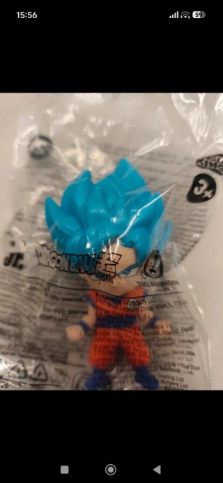Figura Goku Super Dragon Ball x Burger King