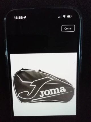 Paletero Joma Padel Negro