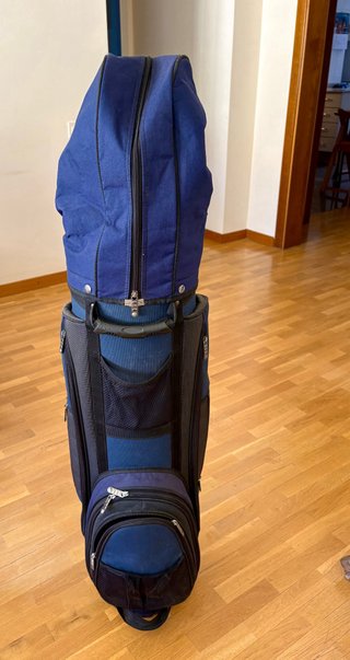 Bolsa de golf azul,