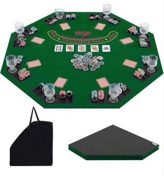 Mesa de póker plegable para 8 jugadores