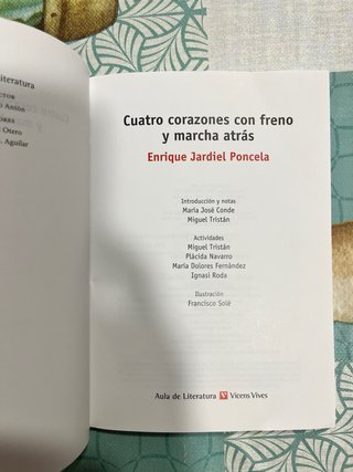 Cuatro corazones con freno y marcha atrás