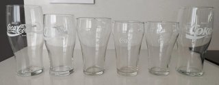 6 Vasos Coca-Cola Cristal