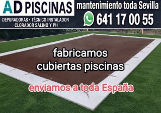 cobertor piscinas Cubierta marrón Sevilla Elche
