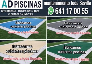 cobertor piscinas Cubierta marrón Sevilla Elche
