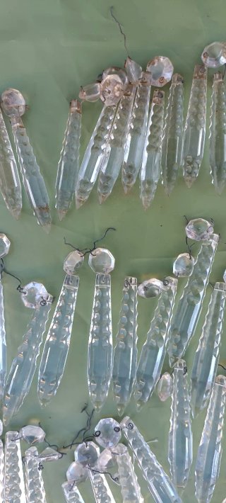 Lágrimas de cristal para lámpara
