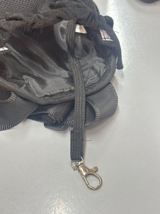 Mochila transportín S para perros negra