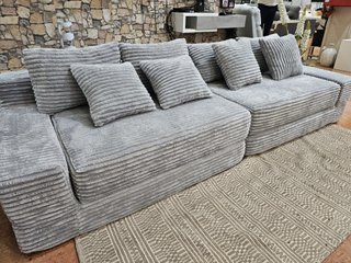Sofá Cama de Pana Gris