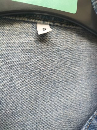 Chaleco vaquero desgarrado mujer Talla s
