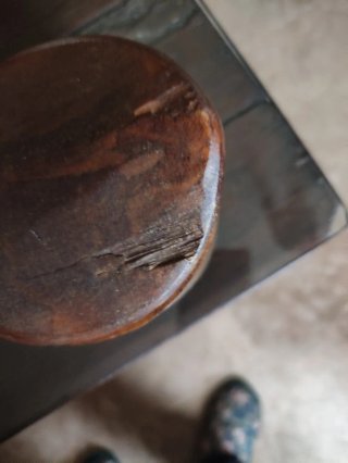 Especiero antiguo de madera