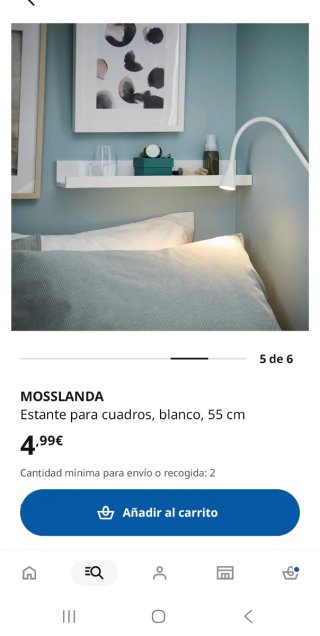 2 Estanterías MOSSLANDA IKEA Negras