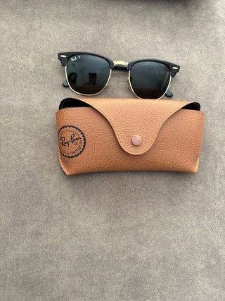 Gafas de Sol Ray-Ban Clubmaster Negro Dorado