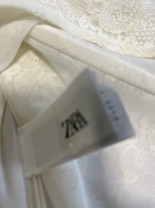 Top Corsé Encaje Beige Claro