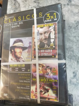 100 DVDs Precintados Clásicos Bélicos y Oeste