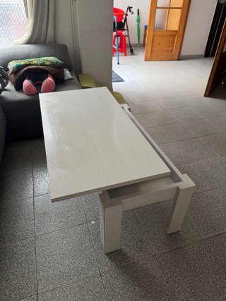 Mesa centro elevable 100x50cm