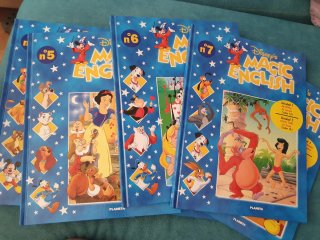 8 libros de la colección Disney Magic English