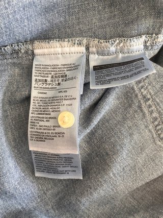 Chaleco vaquero Levis XS