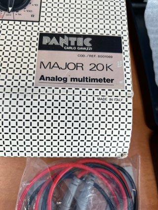 Multímetro Analógico Pantec Major 20K