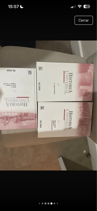 coleccion libros Historia Universal del Pais