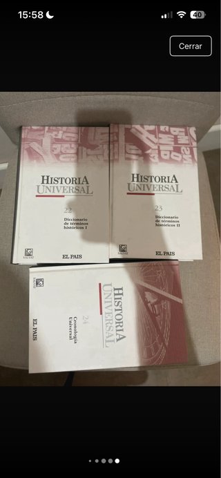 coleccion libros Historia Universal del Pais