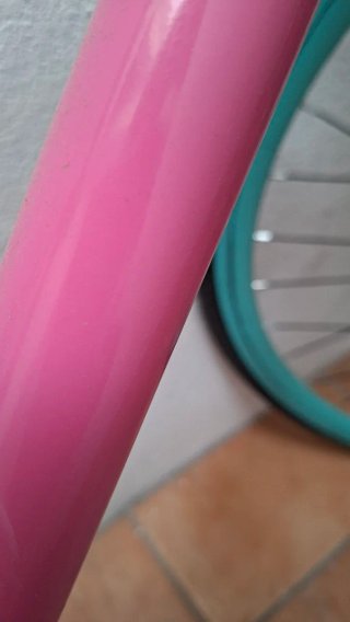 Bicicleta Fixie Llantas Verdes bianchi