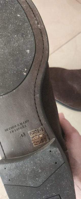 Botines de piel hombre talla 43
