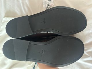 Mocasines Zara Piel Marrón Nuevos