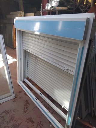 2 Ventanas correderas con persiana 1,52 x 1,34