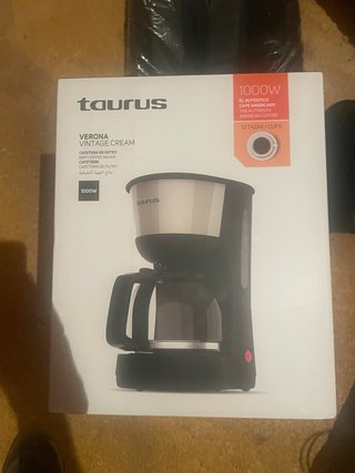 Cafetera Taurus Verona Vintage Cream 1000W