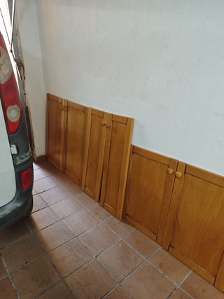 Puertas de cocina de madera