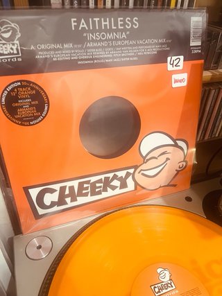 Faithless - Insomnia Vinilo Naranja Edición Limita