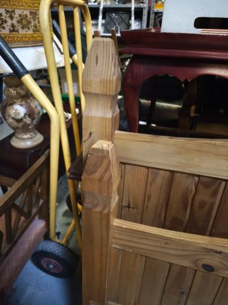 Cabecero y piecero cama 150cm madera