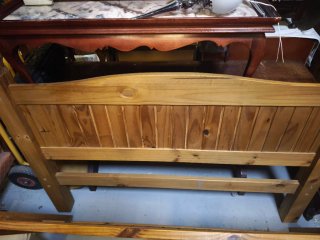 Cabecero y piecero cama 150cm madera