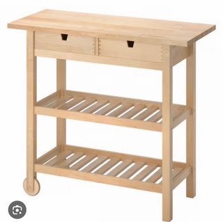 Dos Carritos Cocina Ikea Madera