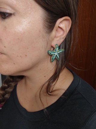 Pendientes estrella de mar Bijou Brigitte